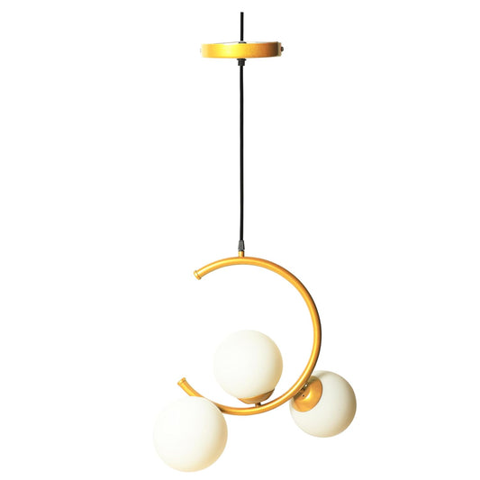 Lexton Modern Gold Ceiling Pendant Lamp – 3 Light iCraft by Eagle