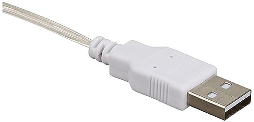 Lexton LED Lights, USB-Operated, Corded Electric,10 M (Warm White, 100 LEDs) iCraft by Eagle