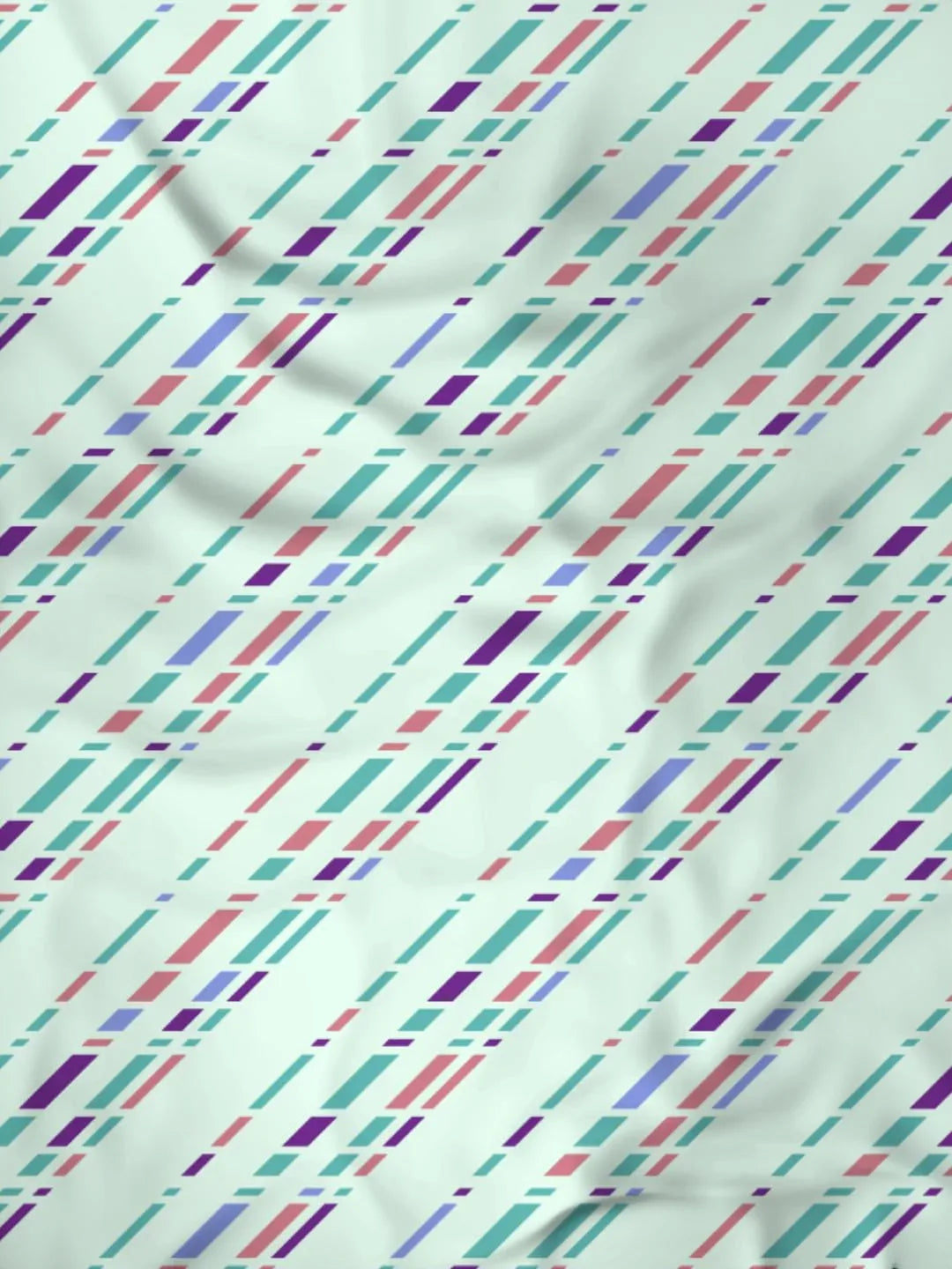 Raymond Mystique Queen Size Double Bedsheet Set – 110 TC, Green iCraft by Eagle