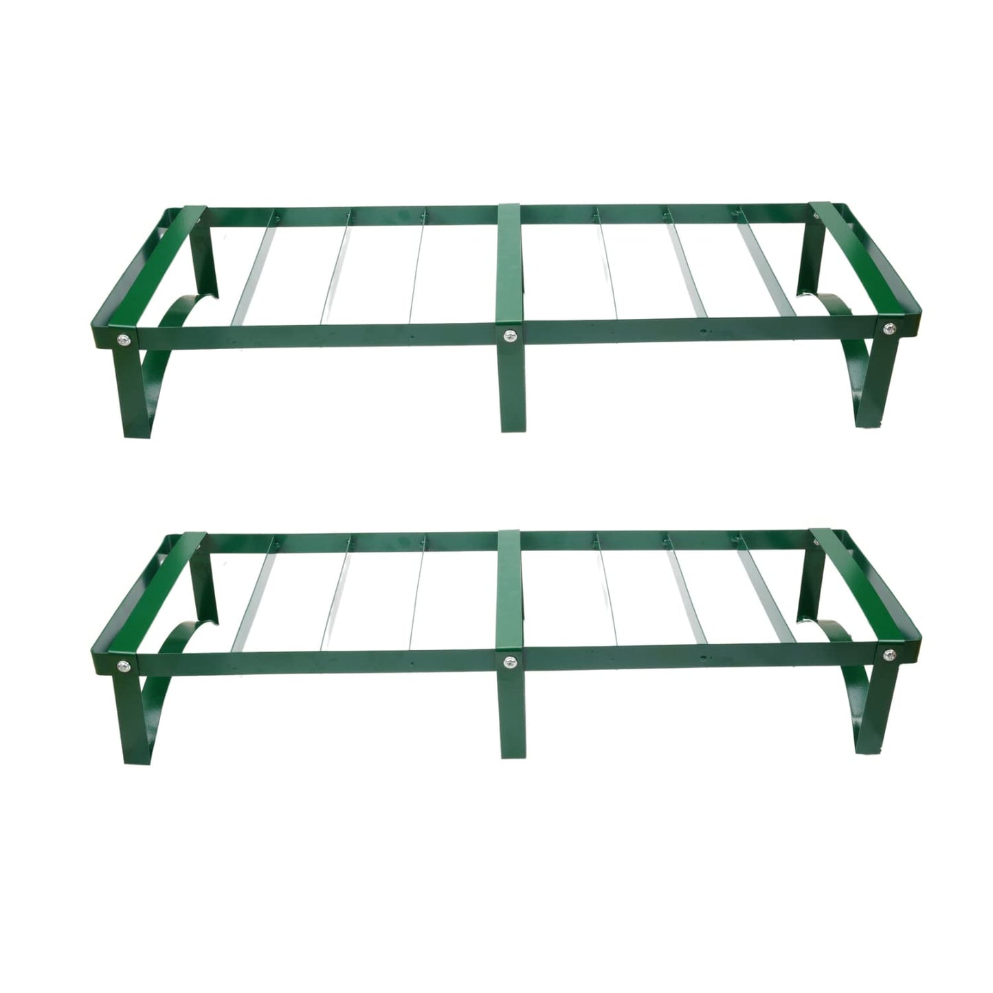Klassic 24 Inch Folding Plant Stand – Set of 2, Green