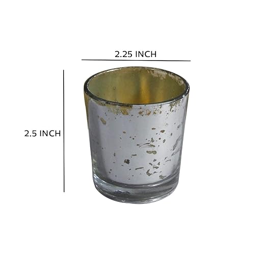 iCraft Handcrafted Silver T-Light Candle Holders – Set of 3