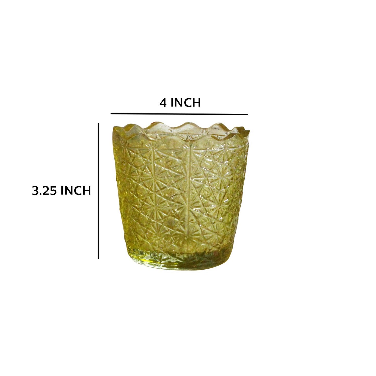 iCraft Handcrafted Wavy T-Light Candle Holders – Set of 3