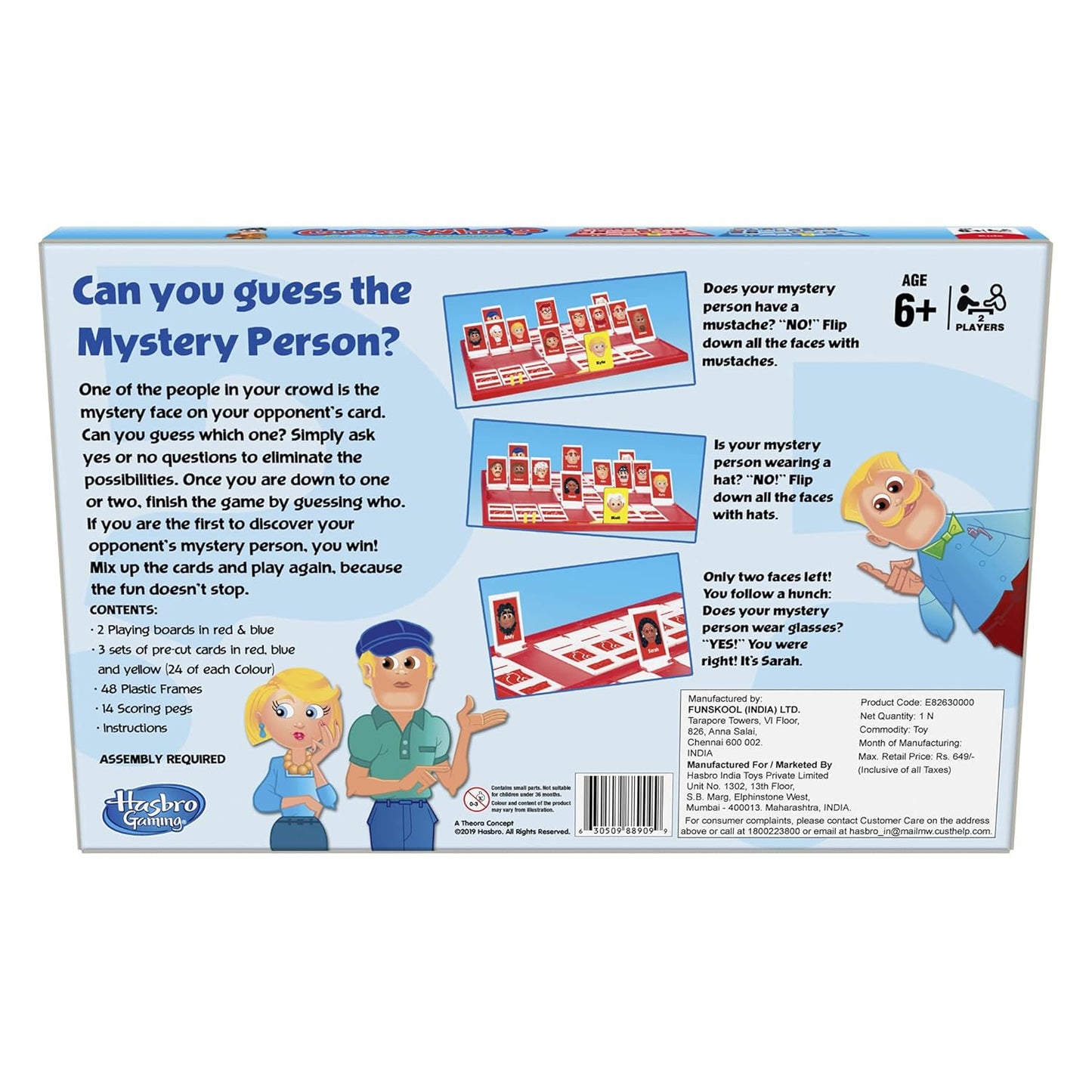 Hasbro Guess Who? Board Game | Original Mystery Game for Kids 6+ iCraft by Eagle