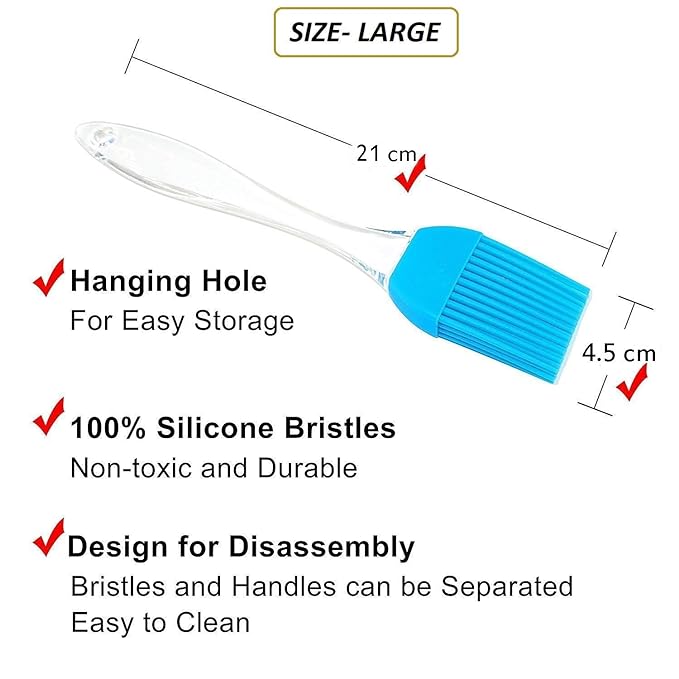 Silicone Spatula and Brush Set – Multicolour Cooking Tools