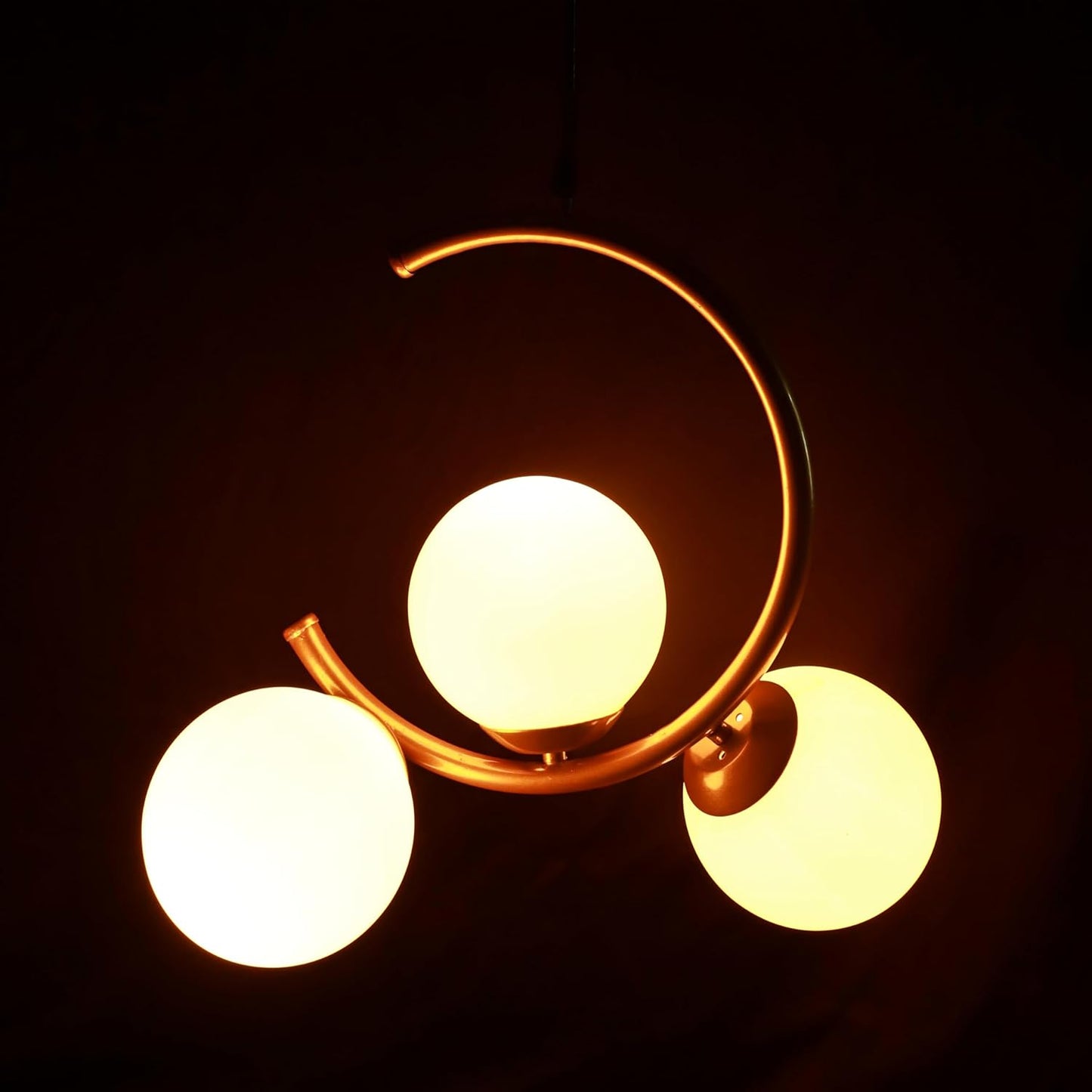 Lexton Modern Gold Ceiling Pendant Lamp – 3 Light