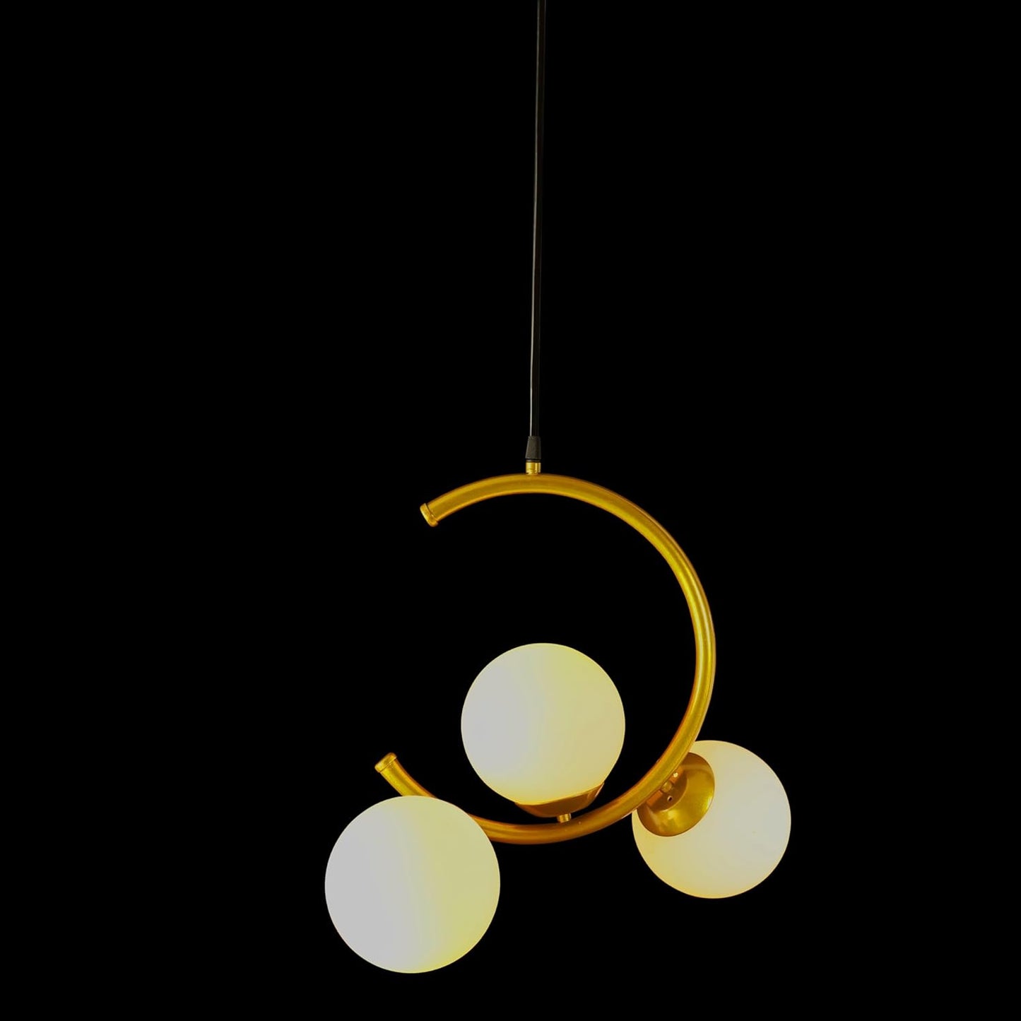 Lexton Modern Gold Ceiling Pendant Lamp – 3 Light