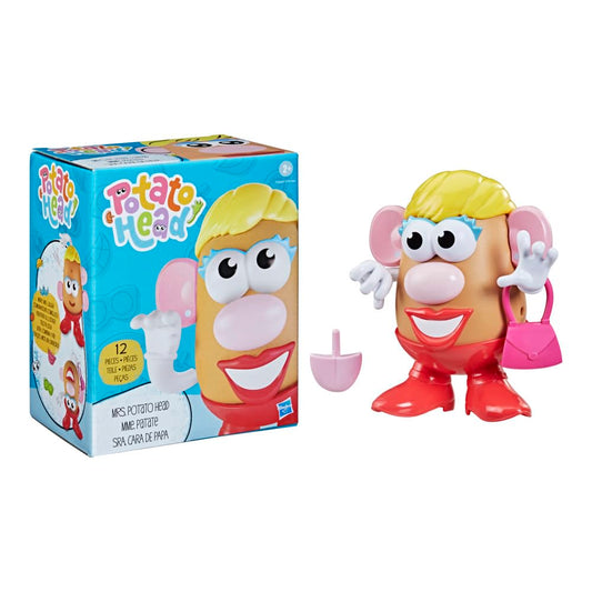 Mr. Potato Head Classic Toy for Kids 2+ Years, Funny Face Activity Set with 12 Parts & Pieces, Creative Preschool Play Gift