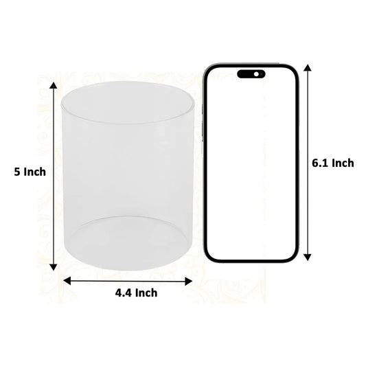 Klassic Large Borosilicate Glass Cover for Akhand Diya