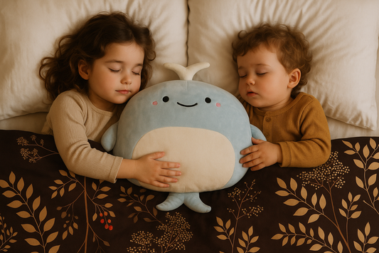 HANKLEY Whale Plush Pillow is a soft, cuddly, and huggable stuffed toy iCraft by Eagle