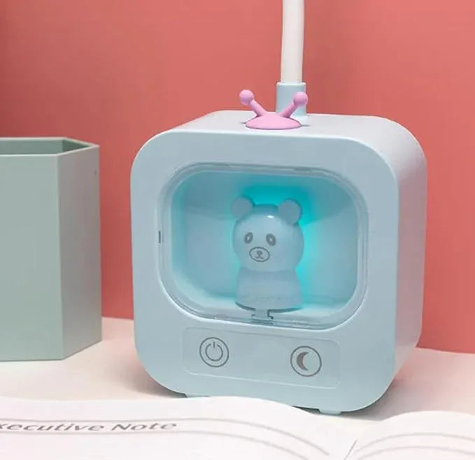 Lexton Cute Blue Animal Shape Flexible LED Study Lamp for Kids’ Bedroom, Reading and Study