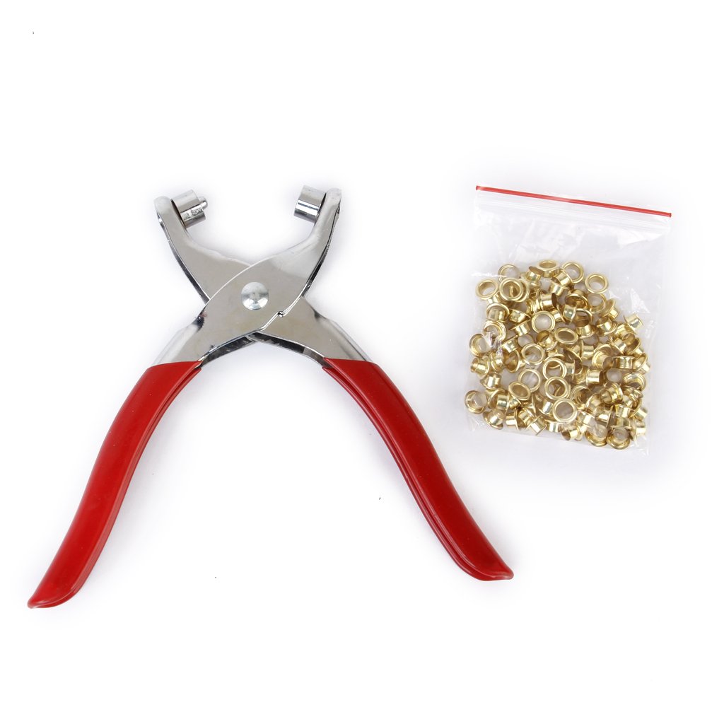 Spartan Grommet Rivets Setting Pliers | Eyelet Setting pliers tool | Rivet Snap Fastener | Hand press Tool | For attaching eyelets on Tarps, Tents, Canvas, Bags Shoes, Leather Belt