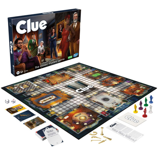 Hasbro Clue Mystery Board Game (2–6 Players)