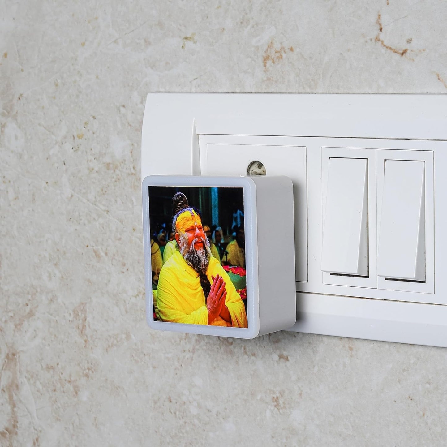 Lexton Shri Premanand Ji Maharaj Night LED lamp for home and mandir.