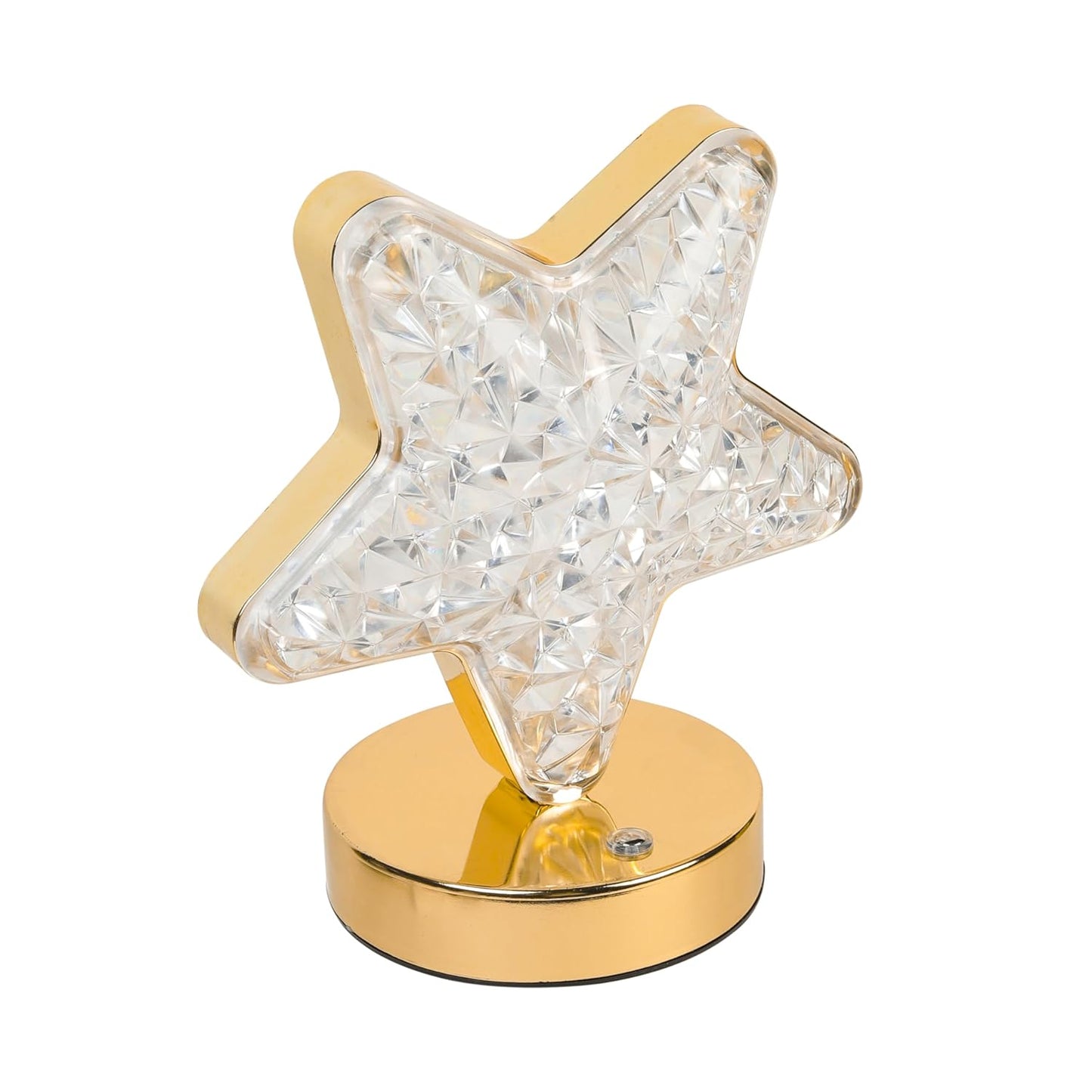 Lexton Star-Shaped LED Nightstand Lamp | Rechargeable, Dimmable, Touch Control iCraft by Eagle