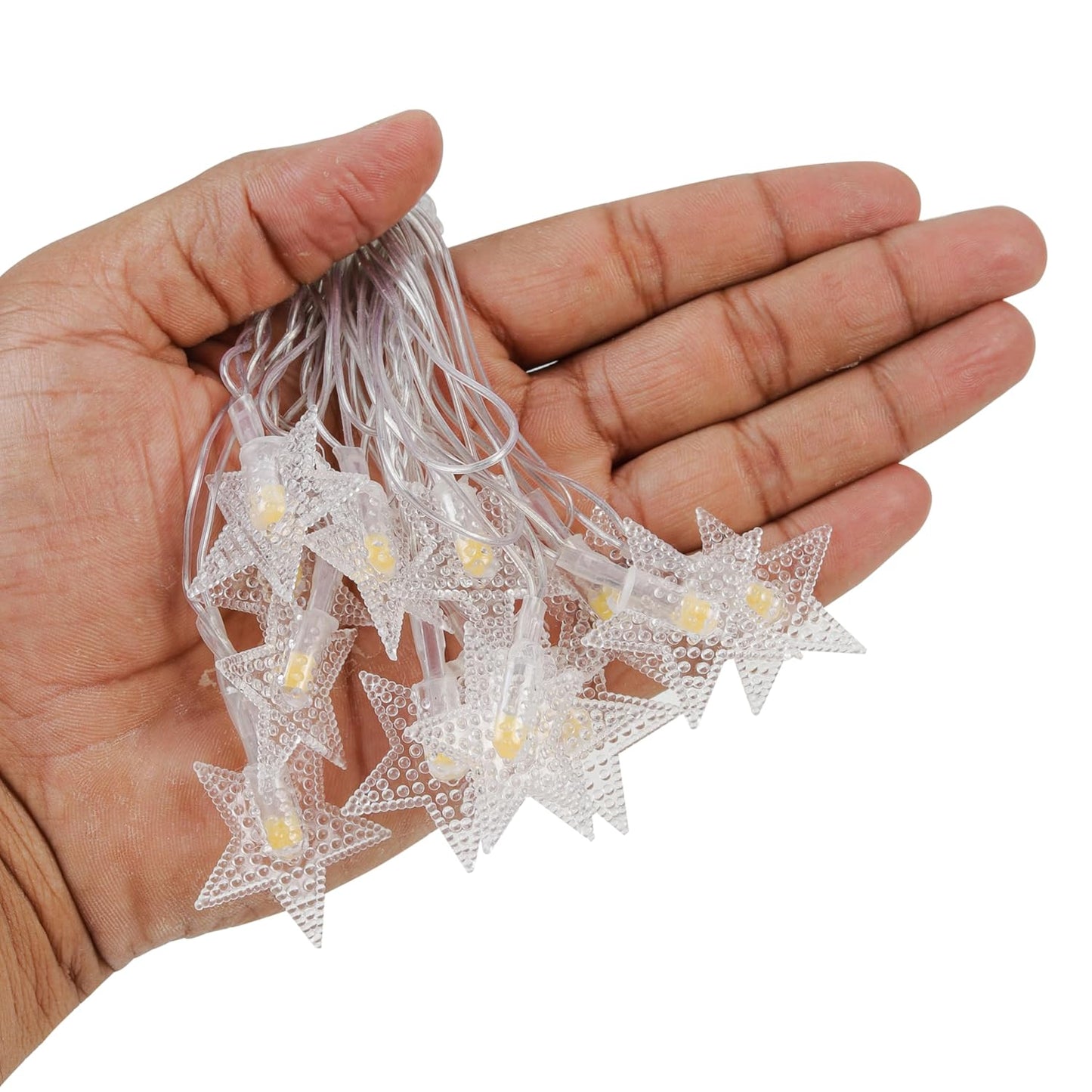 Lexton 14-Star LED Fairy String Light – 4m, Warm White, Plug-In