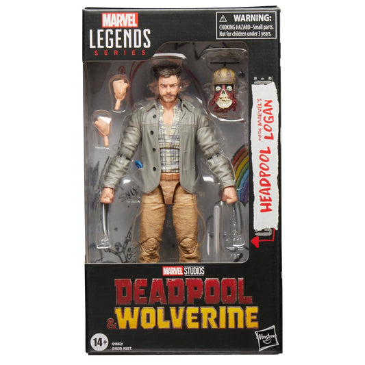 Marvel Legends Headpool with Logan Deadpool Wolverine 6 Inch Action Figure