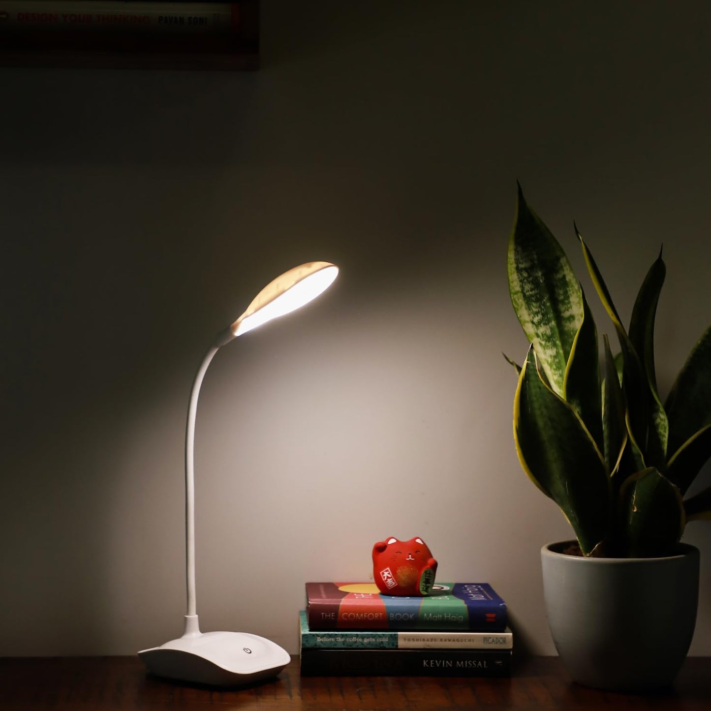 Lexton Rechargeable LED Study Desk Lamp White iCraft by Eagle