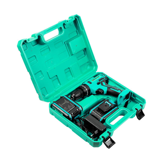 Spartan by PRO-CUT Lithium-Ion Cordless Drill Driver For Screw Driving & Drilling |18V 2 x 2Ah Battery, 1.5/13mm Chuck, 1 x GAL 18V-20 Charger & Carrying Case (Pack Of 1, Multicolor) iCraft by Eagle