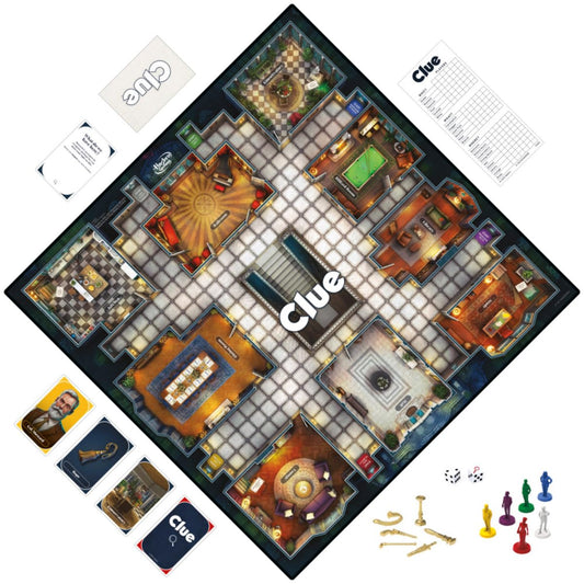 Hasbro Clue Mystery Board Game (2–6 Players) iCraft by Eagle