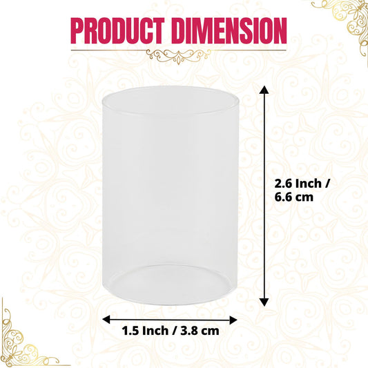 Klassic Borosilicate Glass Cover for Navjyoti Diya iCraft by Eagle