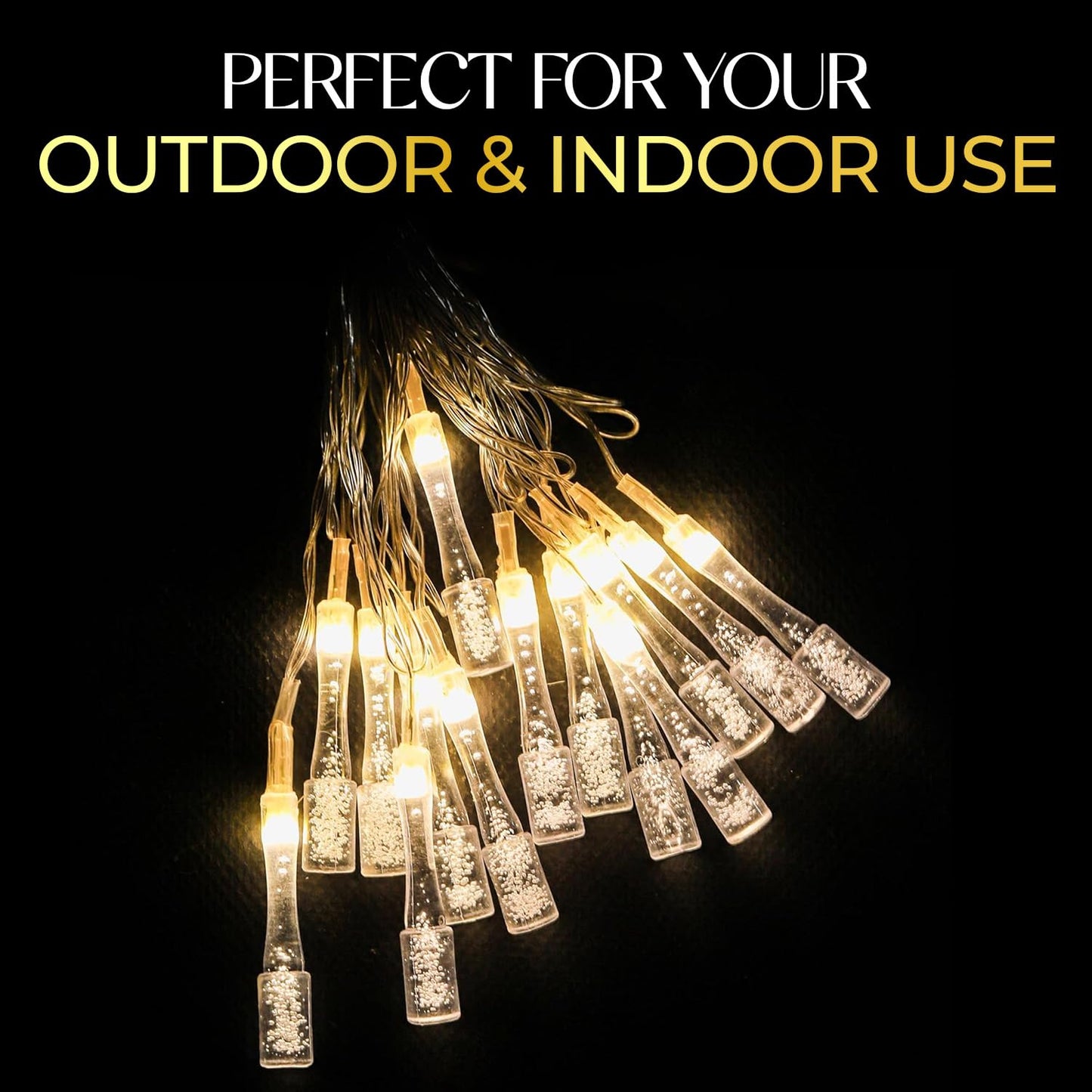 Lexton 14 Bottle Drop LED String Light Warm White