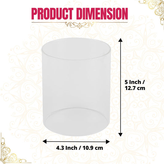 Klassic Large Borosilicate Glass Cover for Akhand Diya iCraft by Eagle