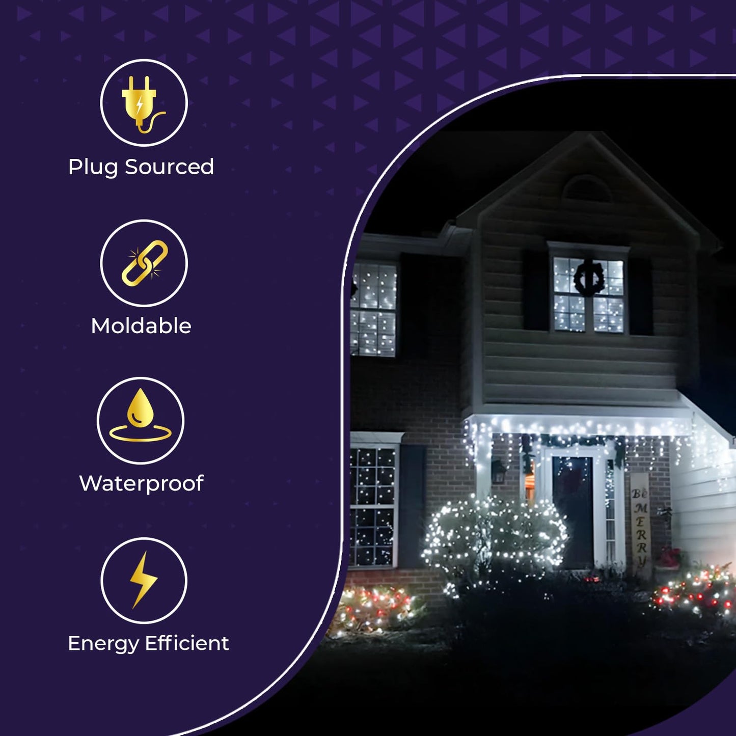 Lexton Lunar 75 LED Ultra Bright White String Lights