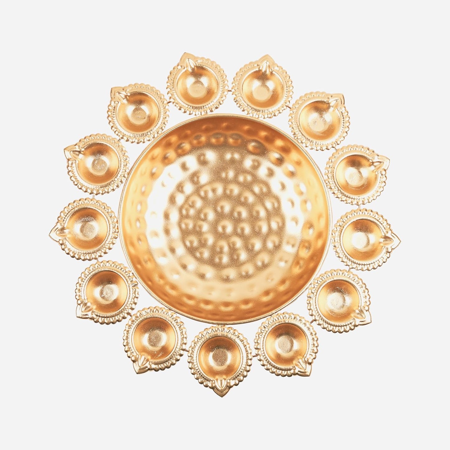 Klassic 13-Diya Urli Bowl – Handcrafted Golden Home Décor iCraft by Eagle