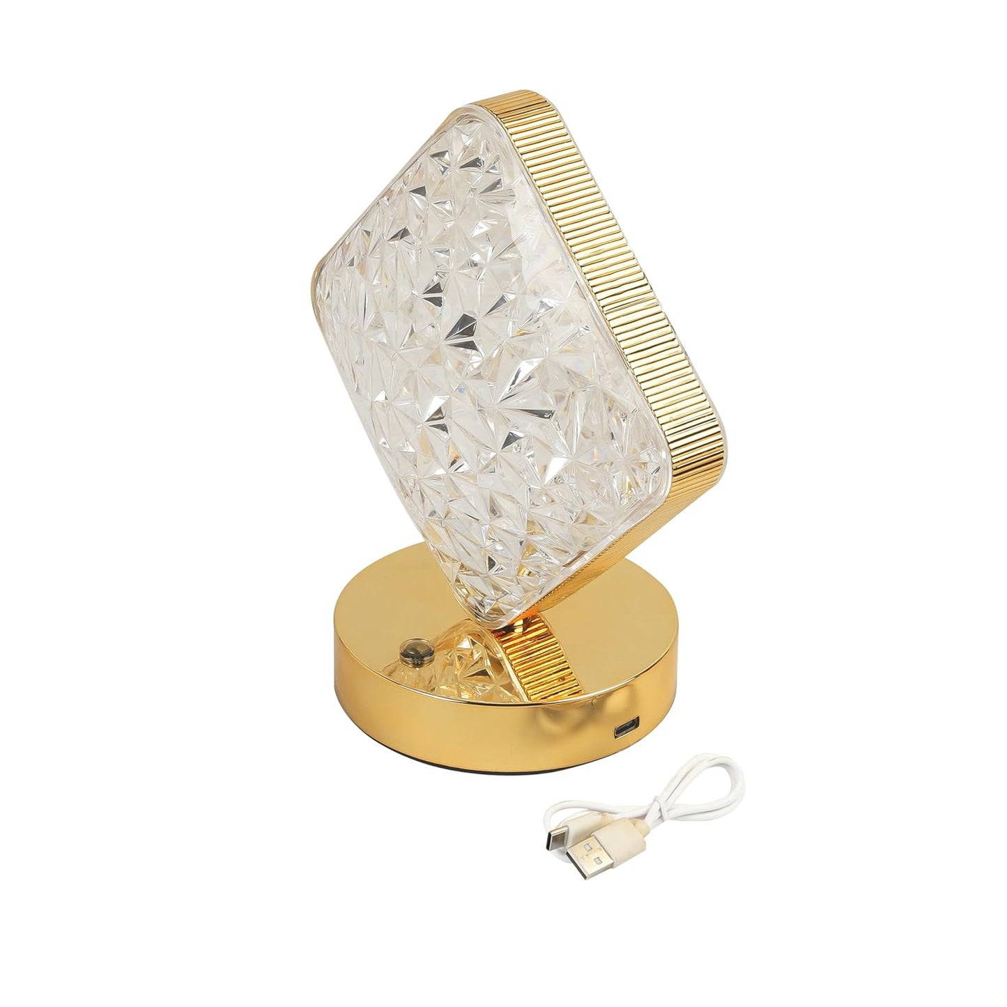 Lexton USB Triangular Pyramid Crystal Lamp