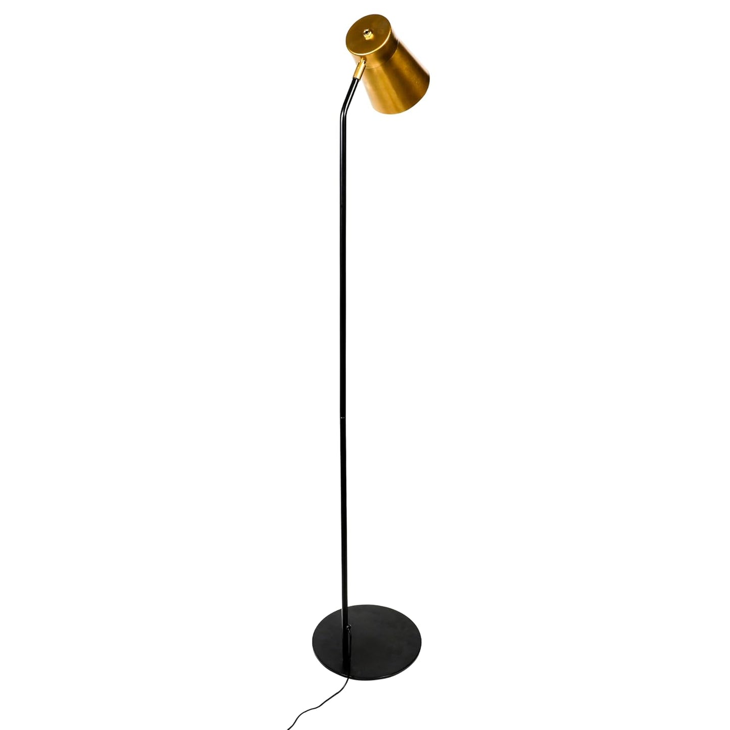 Lexton DIY Vintage Floor Lamp | Black Metal Standing Lamp with E27 Base (Bulb Not Included)**