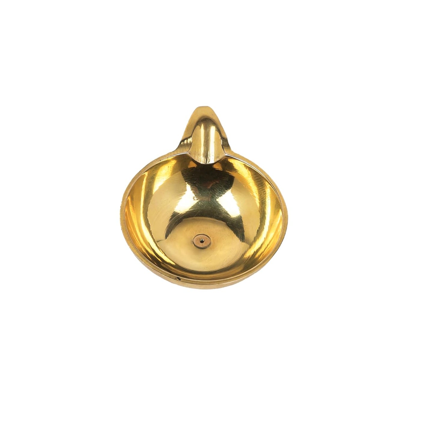 Klassic 2.3 Inch Pure Brass One Mukhi Diya for Puja, Mandir, Diwali Decor | Pack of 6