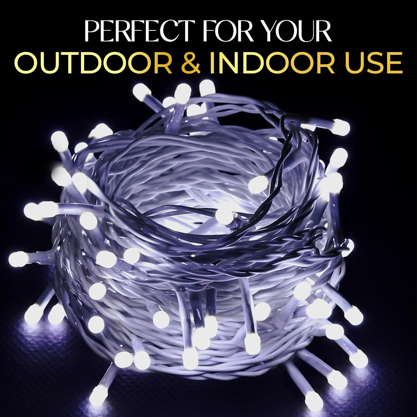 Lexton Lunar 75 LED Ultra Bright White String Lights