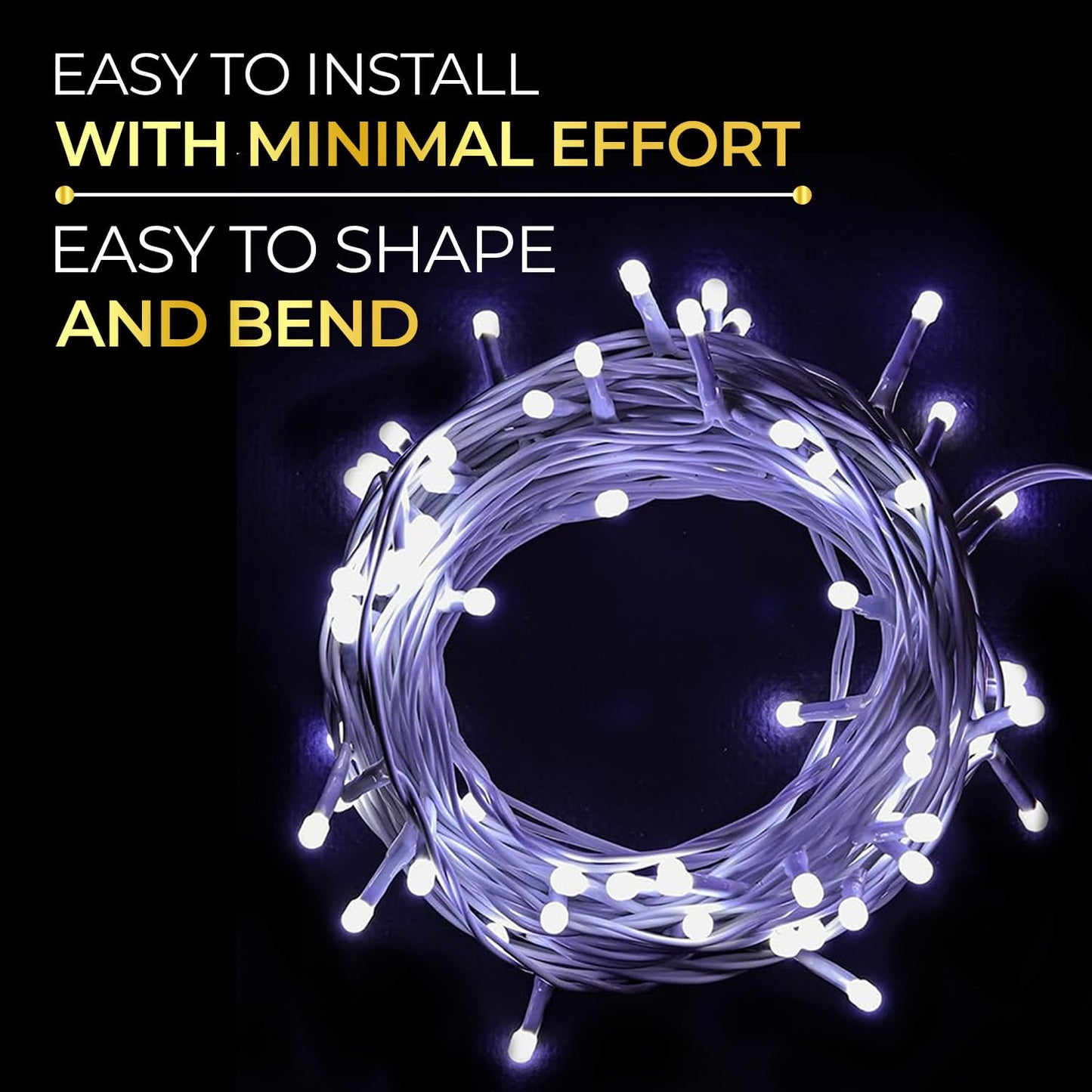 Lexton Lunar 75 LED Ultra Bright White String Lights
