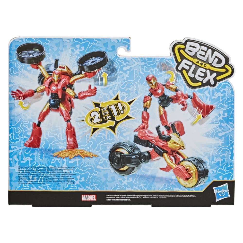 Marvel Bend and Flex, Rider Ironman Action Figure
