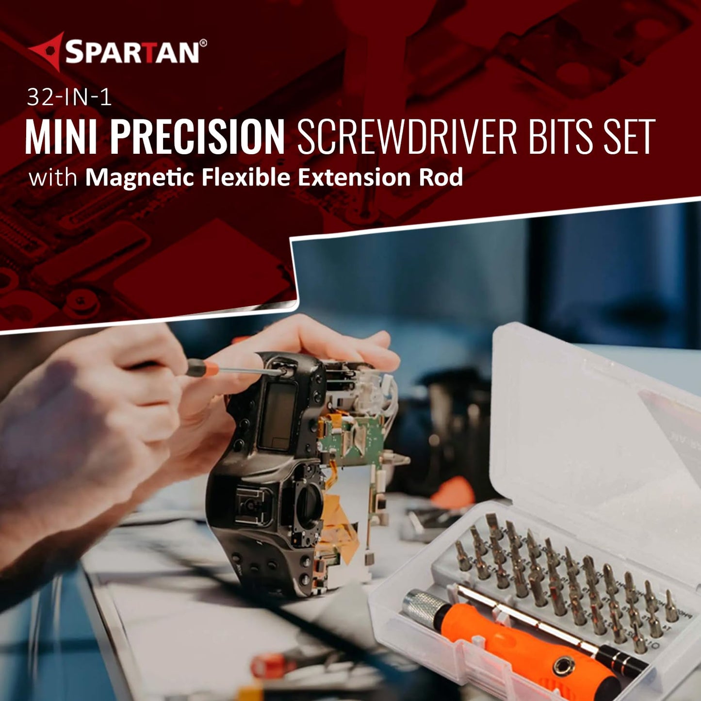 Spartan 32-in-1 Mini Magnetic Screwdriver Set