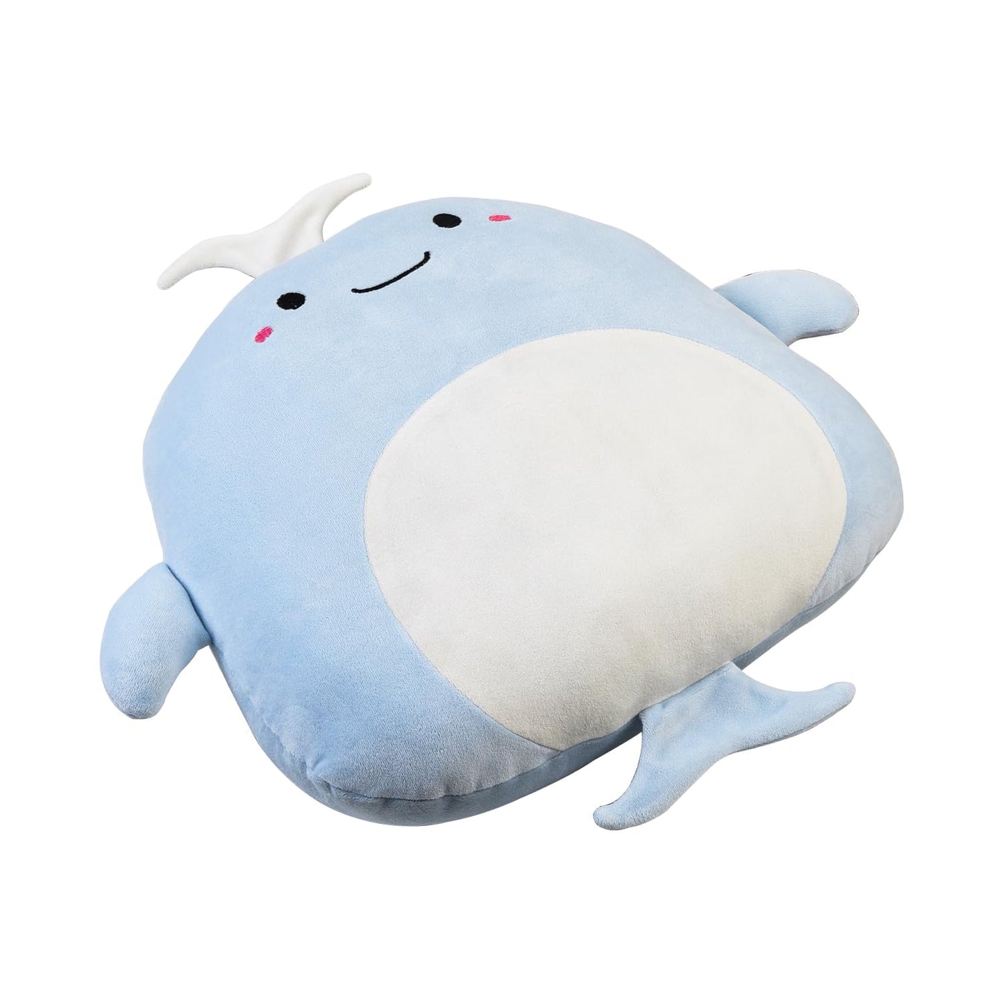 HANKLEY Whale Plush Pillow is a soft, cuddly, and huggable stuffed toy