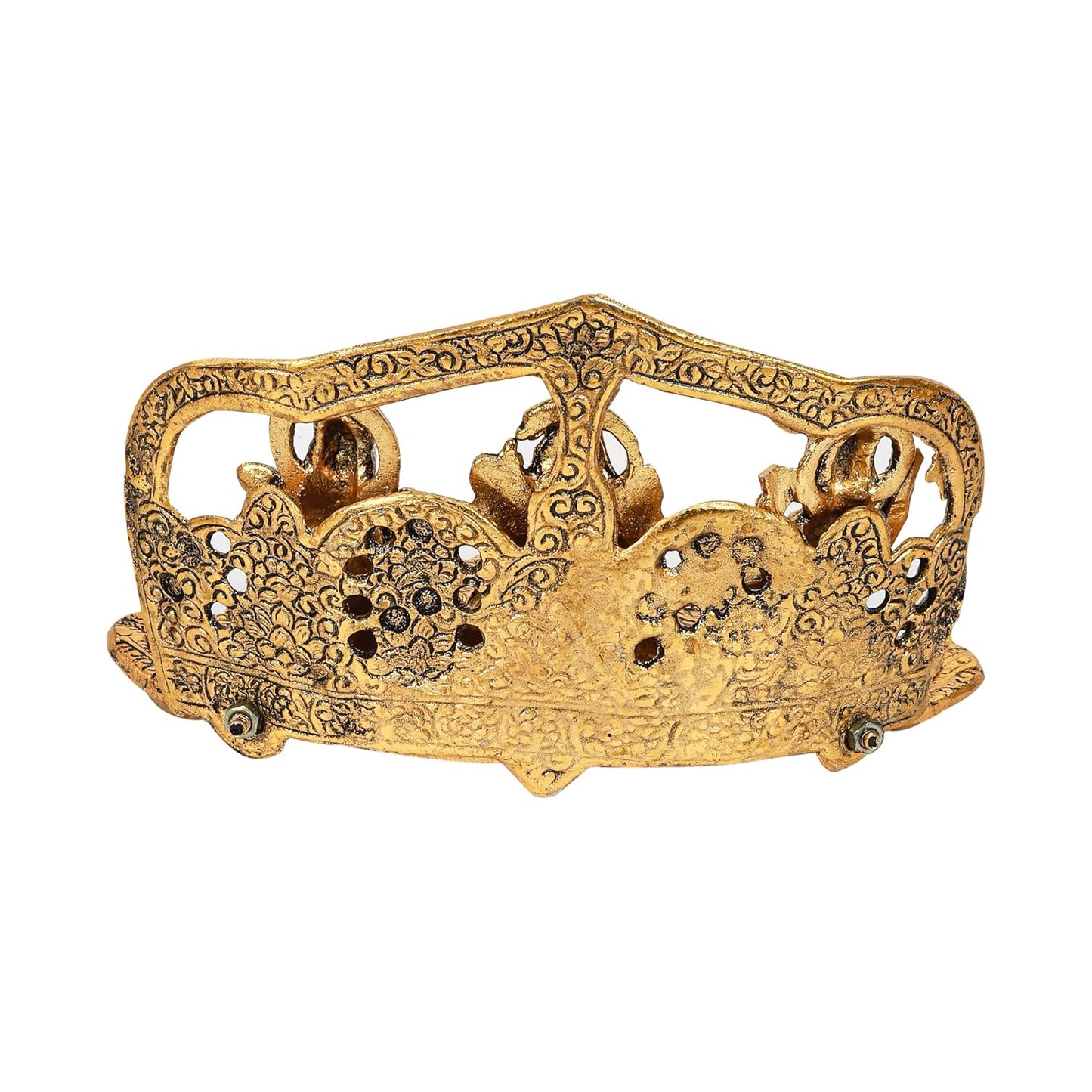 Klassic Laxmi Ganesh Saraswati 5 Face Diya ( Goden Finsh)