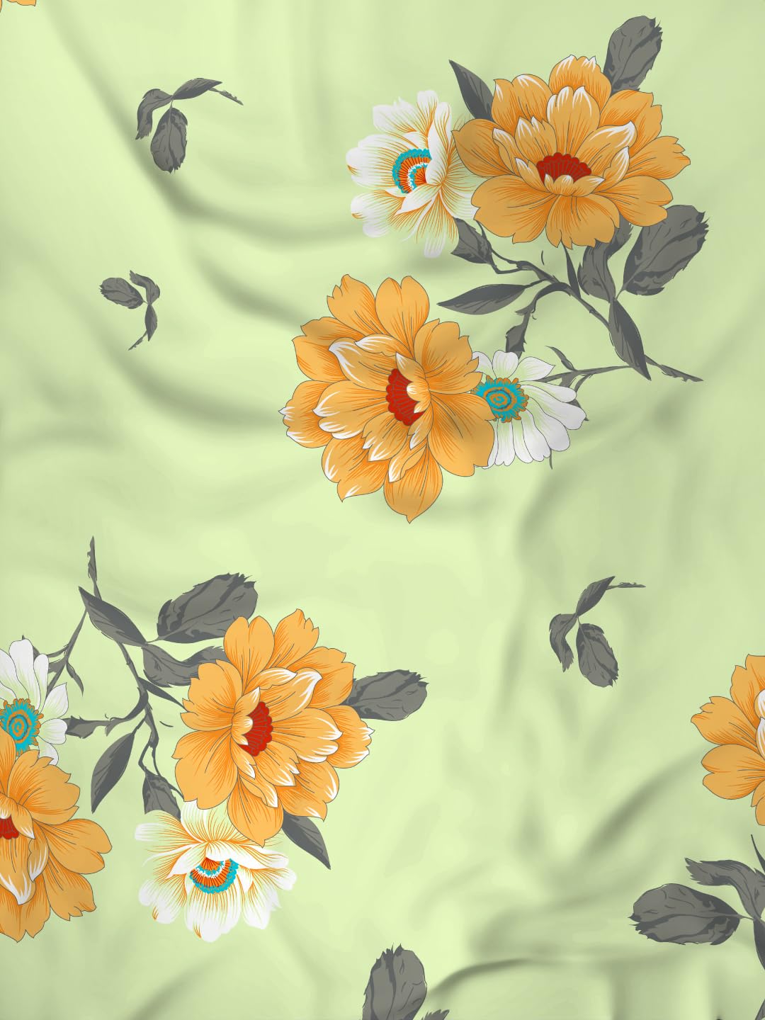 Raymond Home 104 TC Cotton Double Bedsheet with 2 Pillow Covers (012203-BF03)