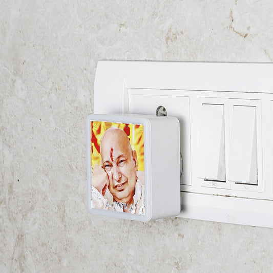 Lexton Guruji LED Night Lamp – Warm White, Spiritual Home Decor, 0.5W iCraft by Eagle