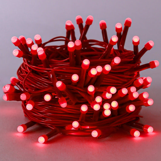 Lexton 40 LED Red Pixel Fairy String Lights iCraft by Eagle