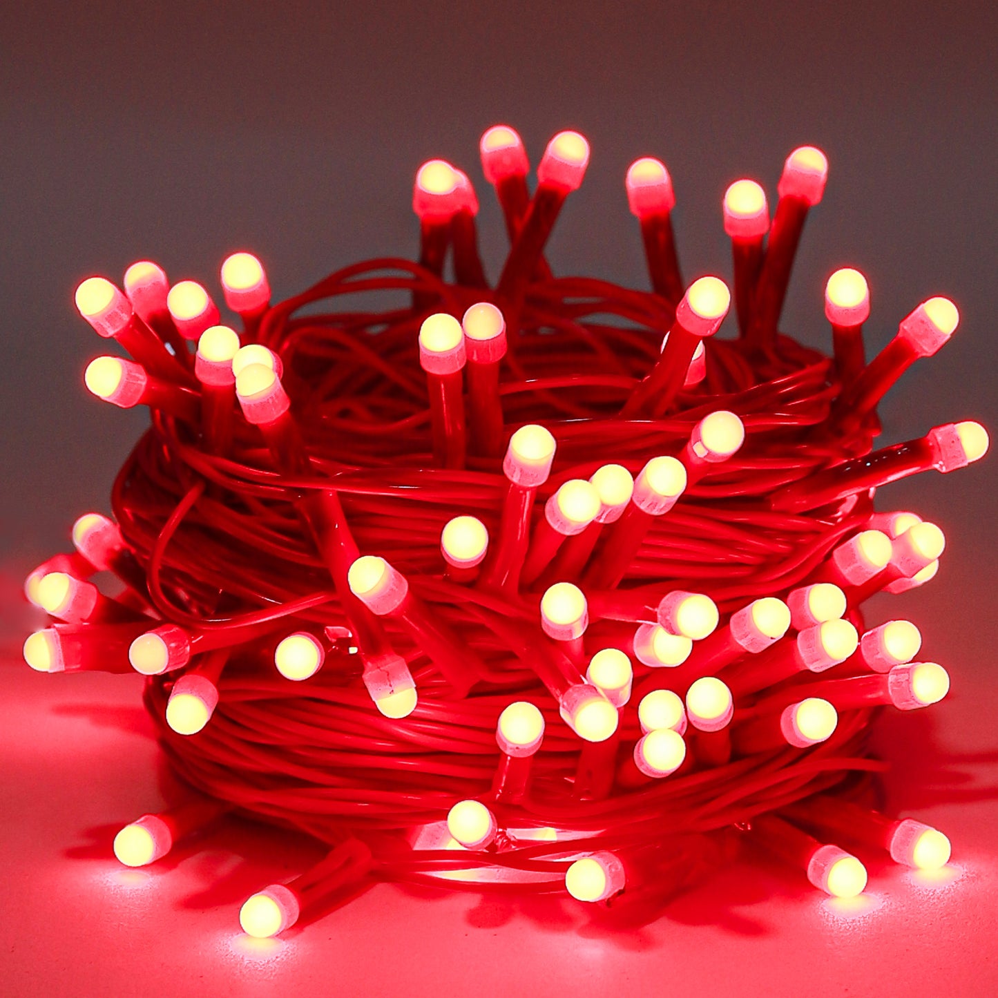 Lexton 40 LED Red Pixel Fairy String Lights