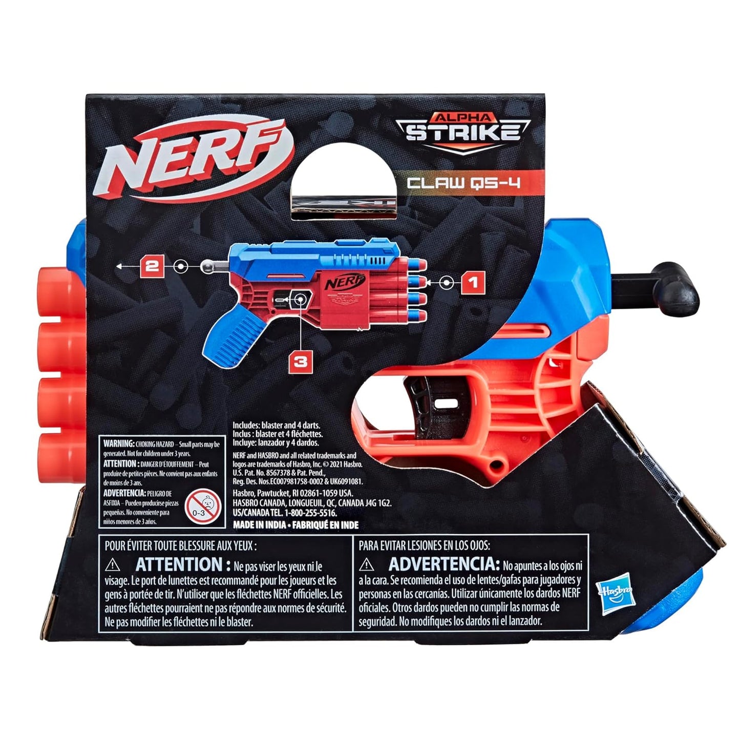 Nerf Alpha Strike Claw QS-4 Blaster