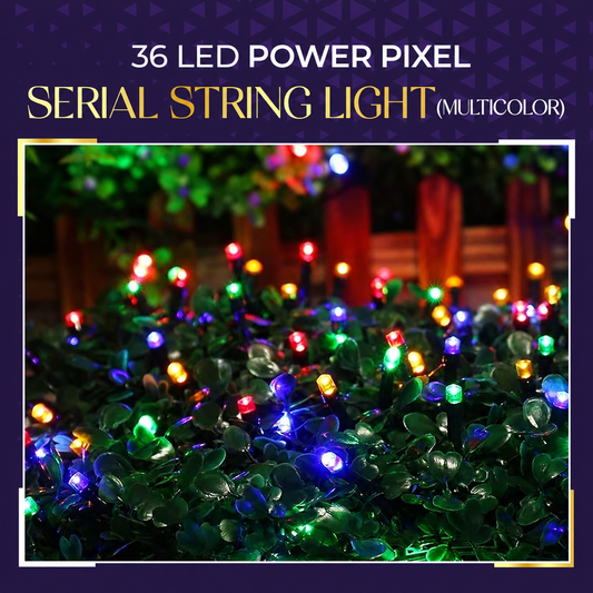 Lexton 36 LED Multicolor String Lights for Festive and Party Decoration