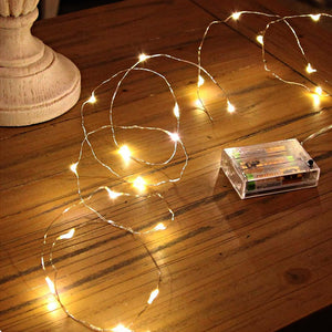 
                  
                    Lexton 3 Meter Copper String Light | Battery Powered | 3 m | Warm White | for Indoor & Outdoor Decorations, Diwali, Christmas, Wedding, Party, Lawn
                  
                