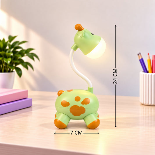 Lexton 9.5-Inch Giraffe LED Table Lamp | Rechargeable Kids Study & Reading Light