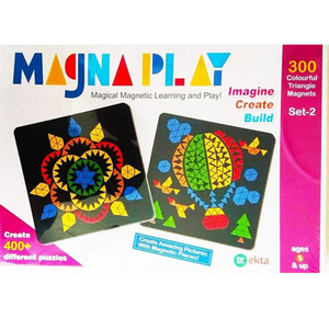 
                  
                    Magna Play Magical Magnetic Learning and Play Set (Set of 300 Colourful Shapes, Ages 5+/ Birthday Gift) (Set-1)
                  
                