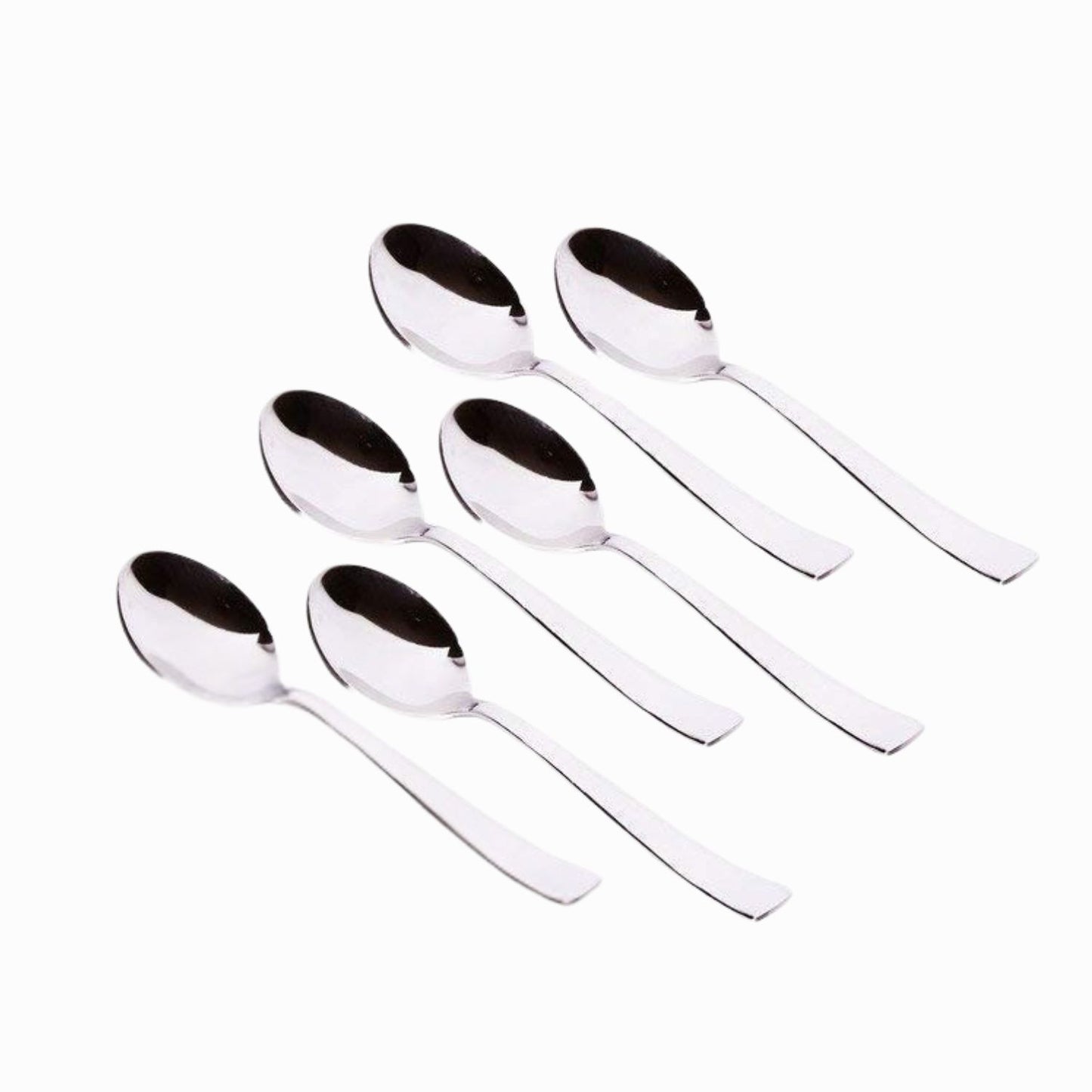 Sorabh DS Stainless Steel Desert Spoon Plain 06 Pcs