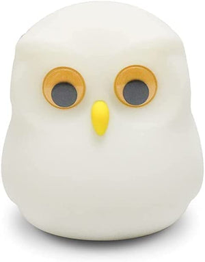 
                  
                    Lexton Cute Owl Night Light, Silicone Warm White, Nursing Room Indoor Light, USB Rechargeable Bedside Lamp, 1 Pc
                  
                