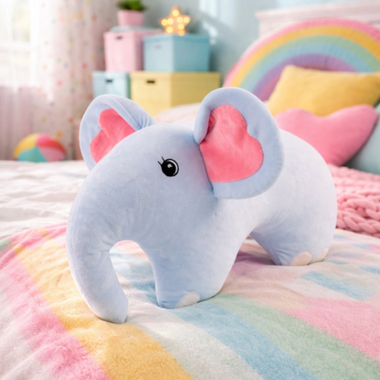 HANKLEY 21.6 Inch Elephant Plush Toy Soft Stuffed Animal for Kids & Gifting