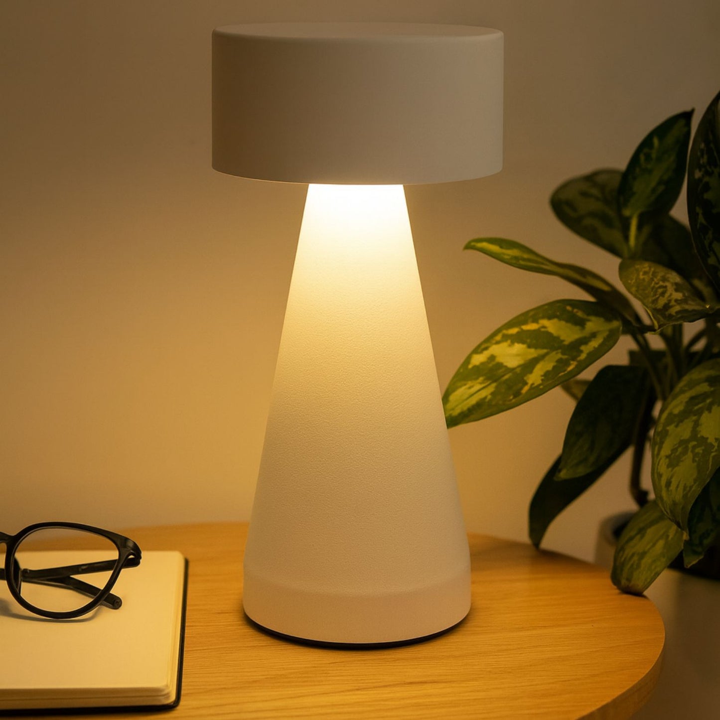 Lexton Modern Art LED Table Lamp  White